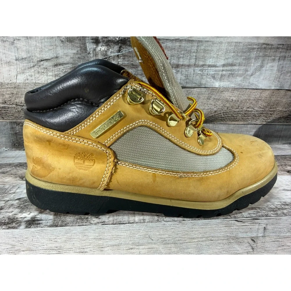Timberland Chukka Boys Field Boots Tan Size 7